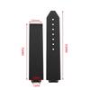 Uhrenarmband für HUBLOT BIG BANG Silikon 20-13mm Wasserdicht Damen Uhrenarmband Kette Uhrenzubehör Gummiarmband