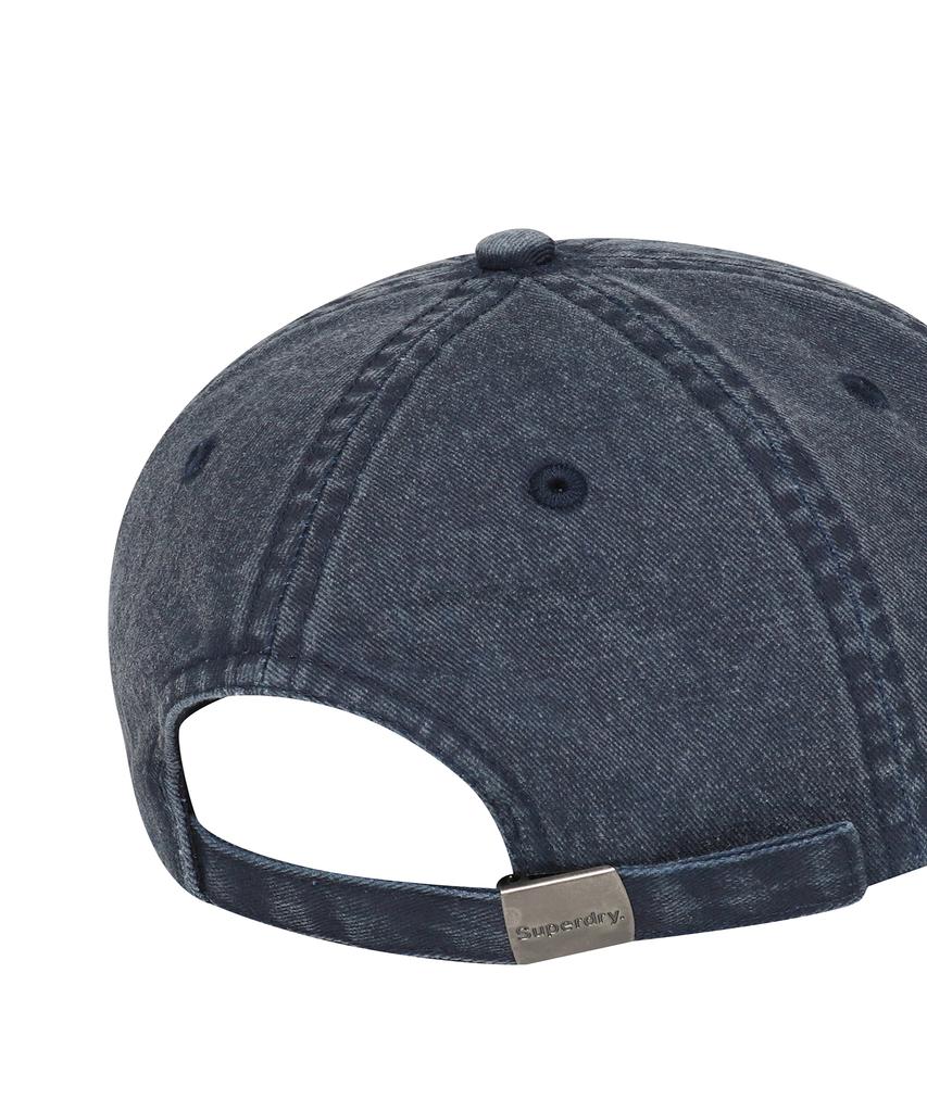 Syupeodeulai Vintage Logo Pigment Ball Cap Gray Blue Sdugqyq02Gbl