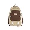 Schoolbag New Female Campus Style Male and Female Middle School Students Schoolbag Large Capacity Backpack Korean Version Contrasting Color 
