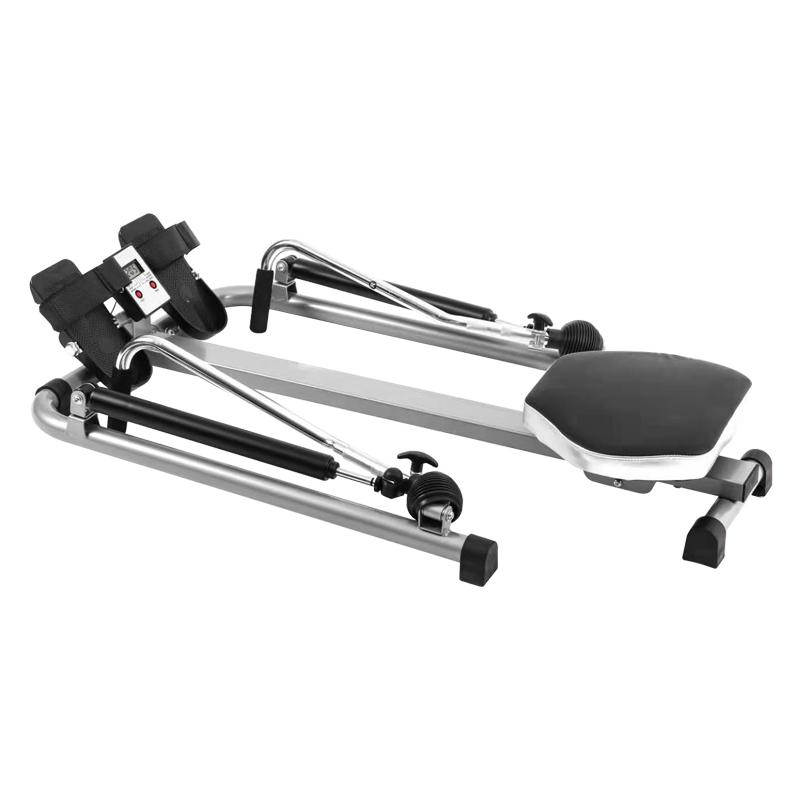 Heimtrainer Verstellbarer Rudergerät Rower Doppelte Hydraulische Widerstand