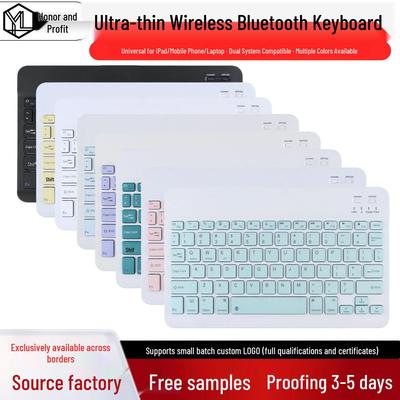 Universal Silent Rechargeable Bluetooth Keyboard for iPad, Mobile Phone, and Tablet