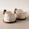 [Mug] 200ml Heart Mug + Coaster Set