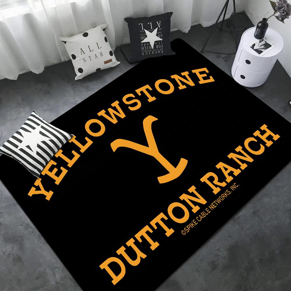 

Килимок для ванної Yellowstone Dutton Ranch Протиковзкий Вбирає воду Довгий смугастий килимок-подушка Килимок для спальні Вітальний килимок 100x150cm