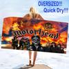 Motörhead Print Beach Towel, Large Soft Quick Dry Towel for Beach Camping Swimming