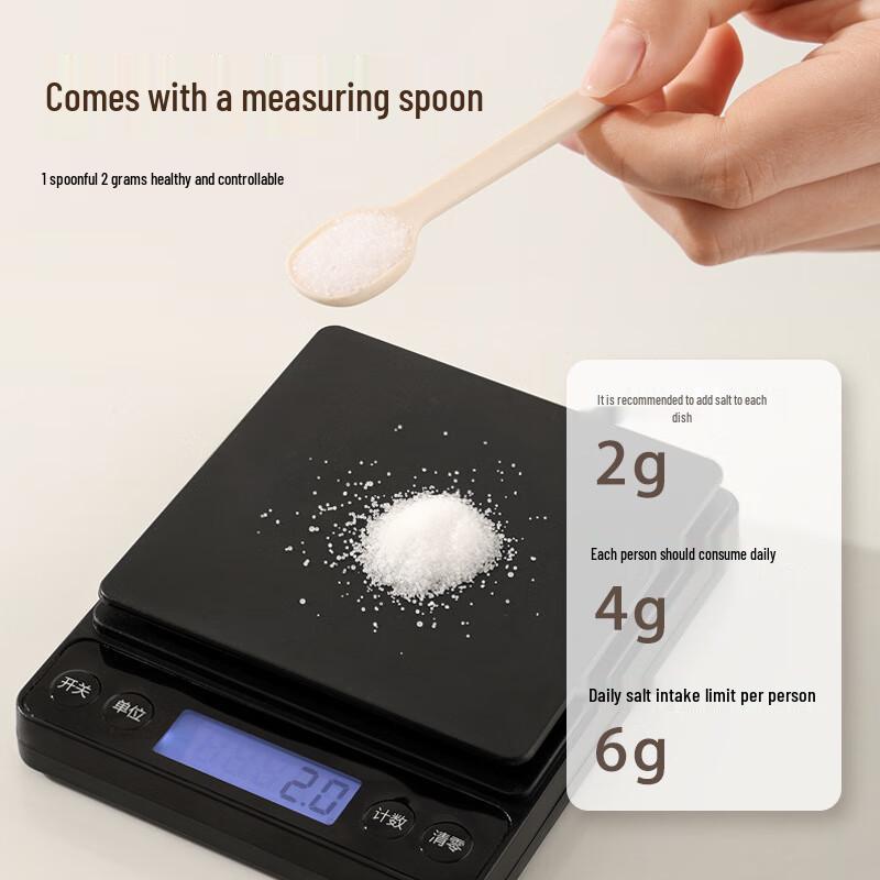 Guanzhuojia Zestaw 5 szklanych słoiczków na przyprawy