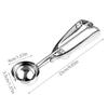 Ice Cream Spoon - Ice Scoop - Ice Scoop for Commercial Restaurants and Cooking, Kitchen Utensil, Stainless Steel, Perfect for Potato Salad, Meatballs,