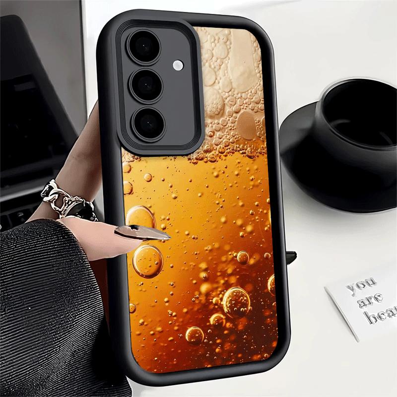 

Phone Case for Samsung Galaxy S26 S25 Ultra S24 FE Funny Beer Bubble Summer Shell S23 Plus S22 + S21 S20 5G Soft Silicone Funda Samsung S24 Plus