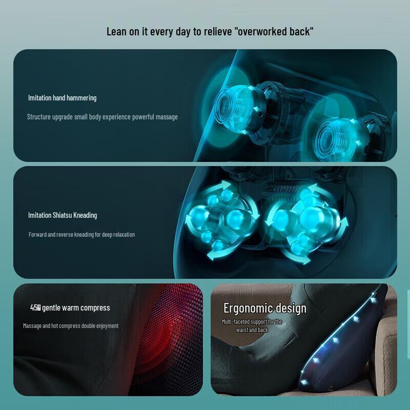 Philips PPM5111B Wireless Portable Body Massager Pillow