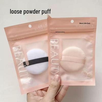 Ultra Soft Round Powder Puff for Loose, Setting, Cushion, and Dry Powder Makeup