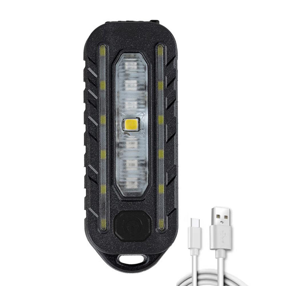 

Portable Bike Handlebar Lights Waterproof Rechargeable 5 Levels Adjustable Cycling Equipment Multipurpose Mini Signal Light чёрный