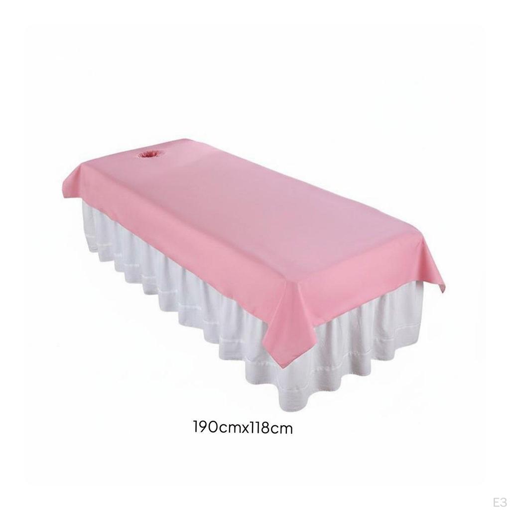 OilResistant Beauty Salon Bed Cover SkinFriendly Water Resistant Massage Table Sturdy