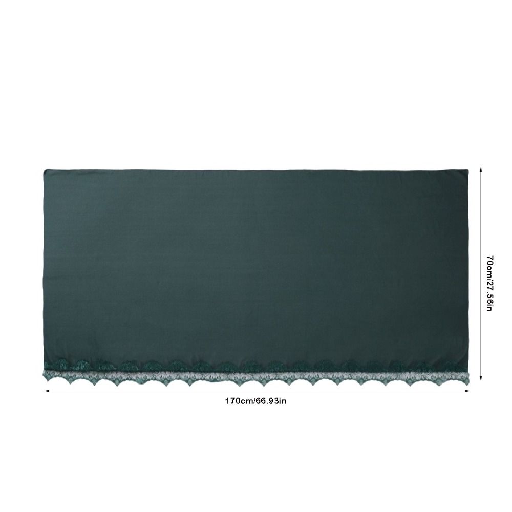 Lace Edge Silk Scarf Solid Color Ramadan Headscarf Versatile Sunscreen Shawl  Women Headwear