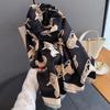 Autumn and winter new retro carriage printed scarf niche autumn imitation cashmere outer neck protection scarf shawl