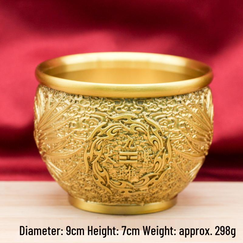 Brass Indoor Incense Burner for Aromatherapy - Buddha Worship & Sandalwood Holder Gift