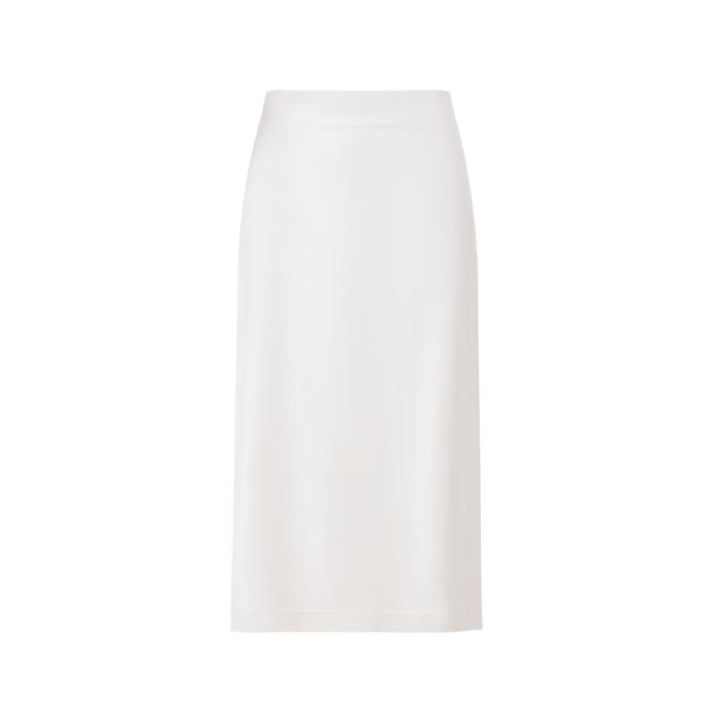 

Women s Acetate High-Waist Draped Satin Skirt S