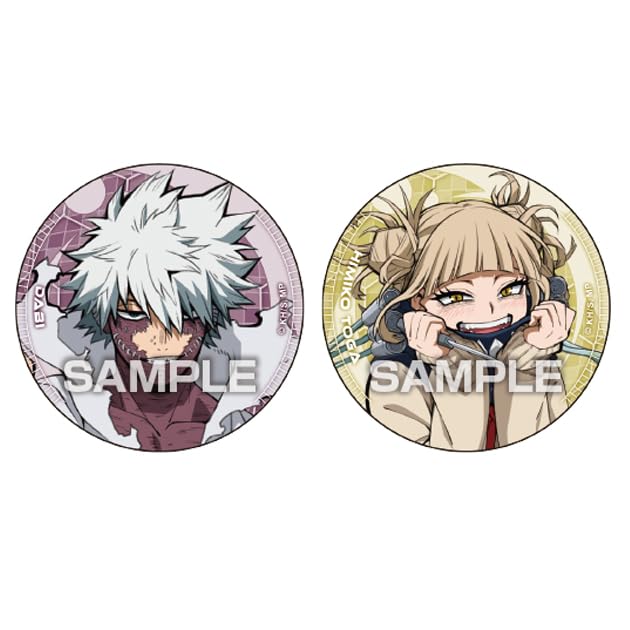 Ensky My Hero Academia Can Badge Collection Soda Toy Set of Gum, Flavor, Gum/Candy [BOX 10]
