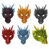 3D-Tier-Drachenmaske für Karneval, Party, Halloween-Requisiten, Horror-Halloween-Drache, Standard-Erwachsene, einzigartige Skulptur, Neujahrsparty