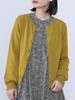 Knit Basic Crew Neck Cardigan MUSTARD ONE SIZE [Beams Heart] L/S Women's