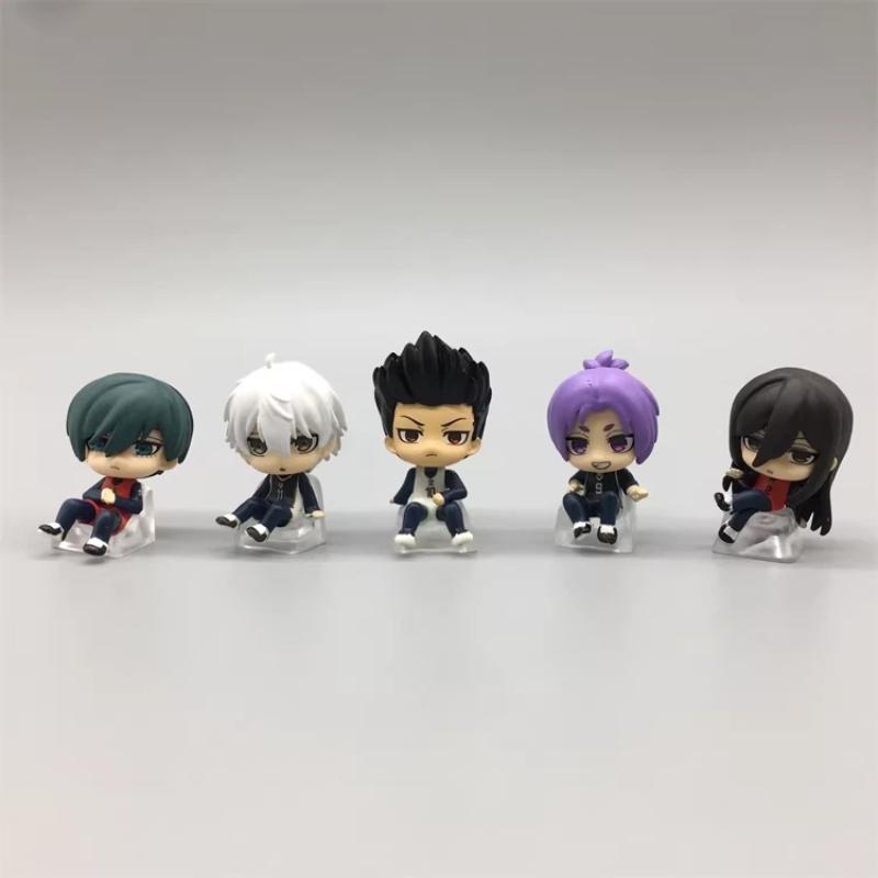 New In Stock Anime Blue Prison Sitting Posture Design Kawaii Action Figure Toy Desktop Ornament Surprise Gift For Fans