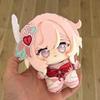 10Cm Cuddly Impact 3 Elysia Plush Doll Buddies Elysia Soft Plushies Bag Decorative Hanging Charms Pendant Holiday Surprise