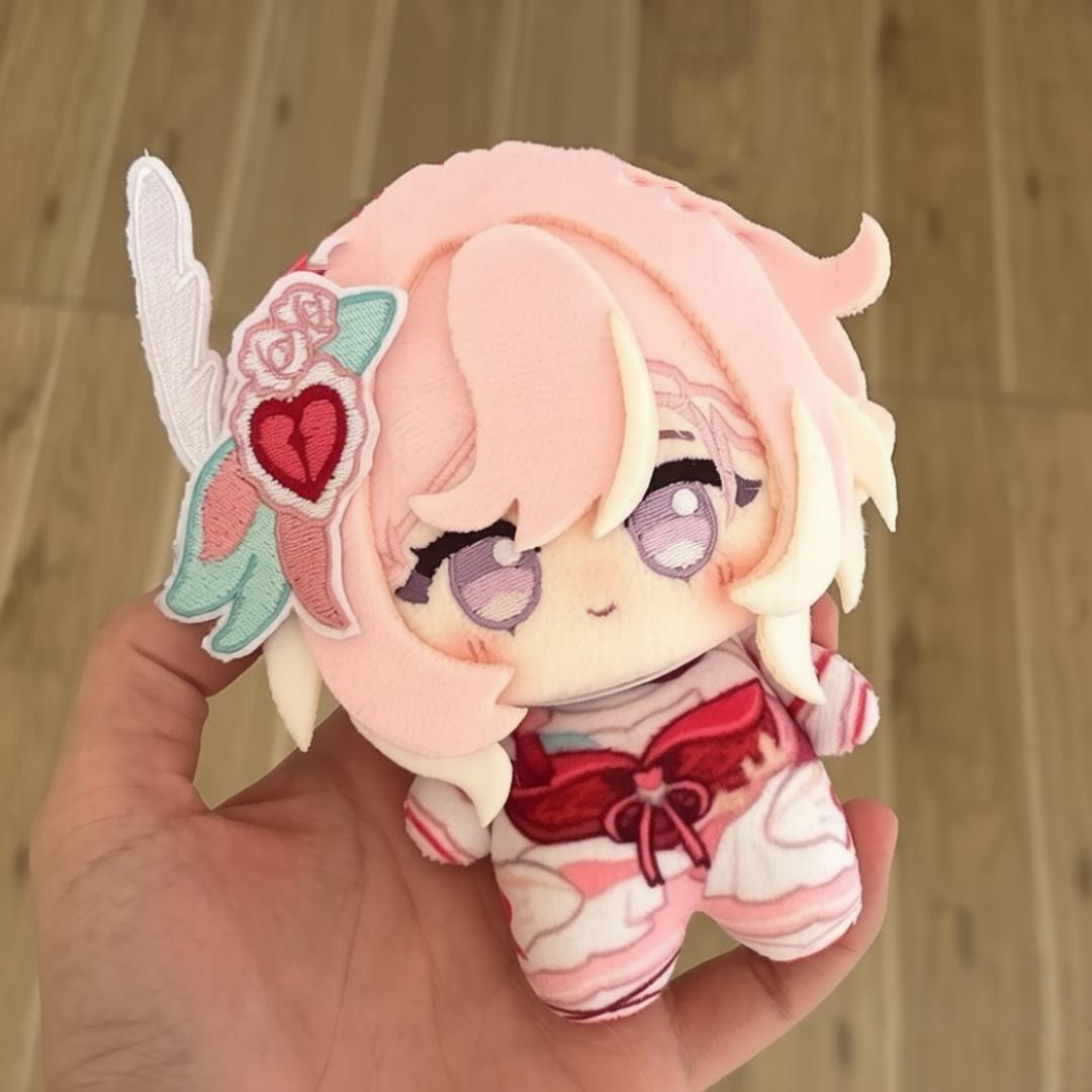 10cm Plüschtier Honkai Impact 3 Elysia Plüschtier Spielzeug Elysia Plüschpuppen Rucksack Dekorative Anhänger Schlüsselanhänger Weihnachtsgeschenk