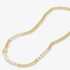 Elegant Cuban Zirconia Necklace Non-fading Accessory Rhinestone Bracelet  Youth Jewelry