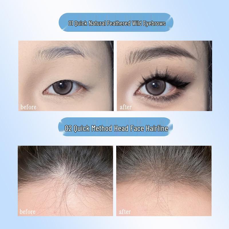 XIXI Water-Based Dual Eyebrow Pencil & Lower Lash Pen – Natural, Smooth, Multi-Pronged for Wild Brows – Free Shipping.