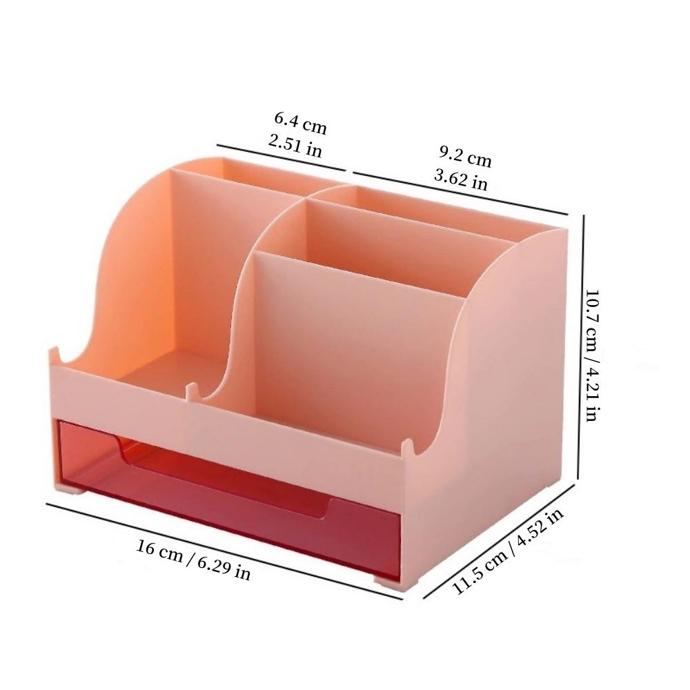 Desktop storage box with drawers, student desk, school supplies, stationery organizer, office drawer gift, vanity storage box