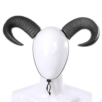 Halloween Bull Headband Party Favor Black for Cosplay Performance