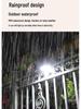 Automatic Solar Wall Light with Motion Sensor for Outdoor Spaces