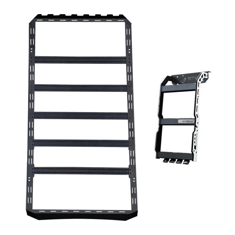 Formula Leopard Titanium 7 Black Panther Roof Rack Side Ladder & Armor Expansion Platform