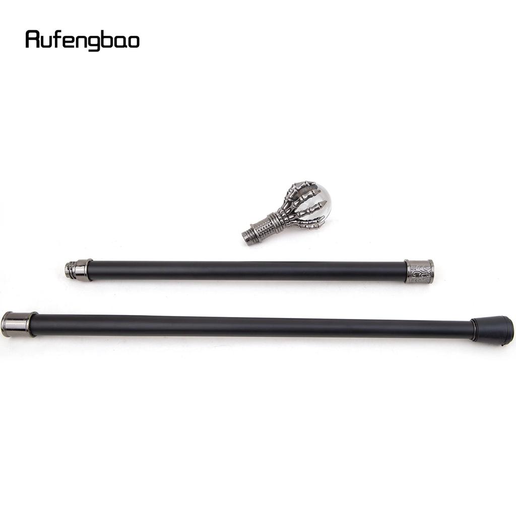 Transparent Glass Ball Steampunk Walking Cane Fashion Decorative Walking Stick Gentleman Luxury Crosier Knob Walking Stick 93cm