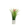 Artificial Mini Onion Grass Potted Plant Fake Green Plant With Pot No Watering Desktop Ornament For Home Office Table Decor