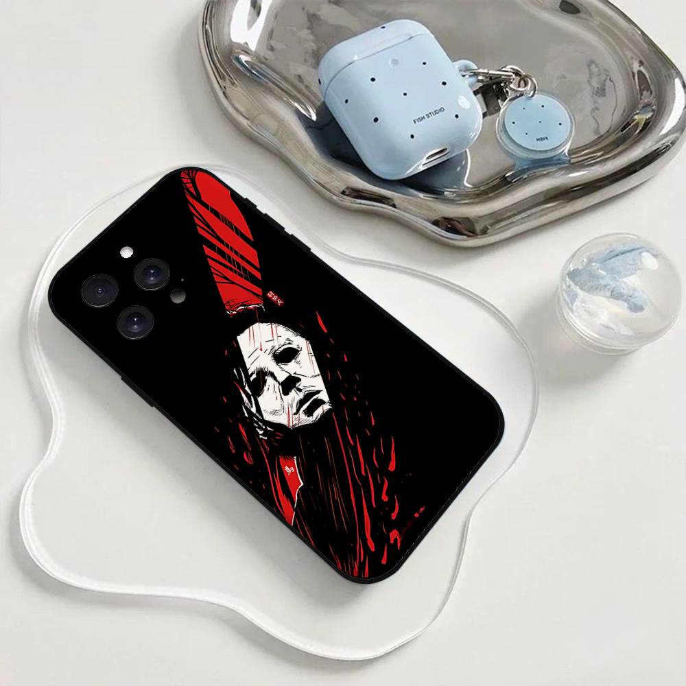 Halloween Michael Myers Phone Case Phone Case For Iphone 17 16 15 11 13 14 Pro Max X Xr Xs Max 12mini Black Shell Cover Case
