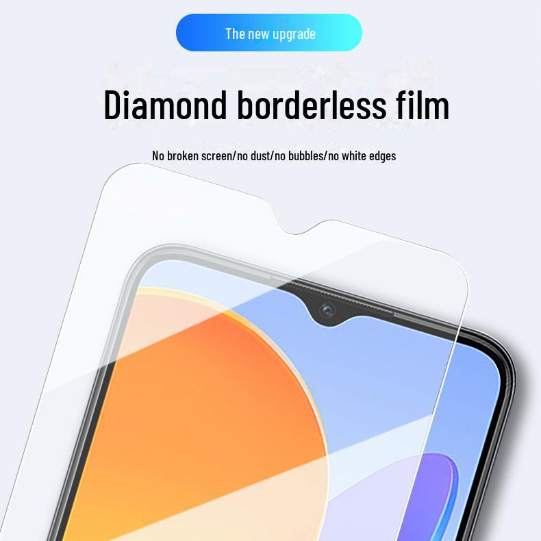 Full Screen Tempered Film for Play 30 Plus/20 Pro/20/9A - Anti-Blue Light, Anti-Fingerprint, Anti-Peep - 30M