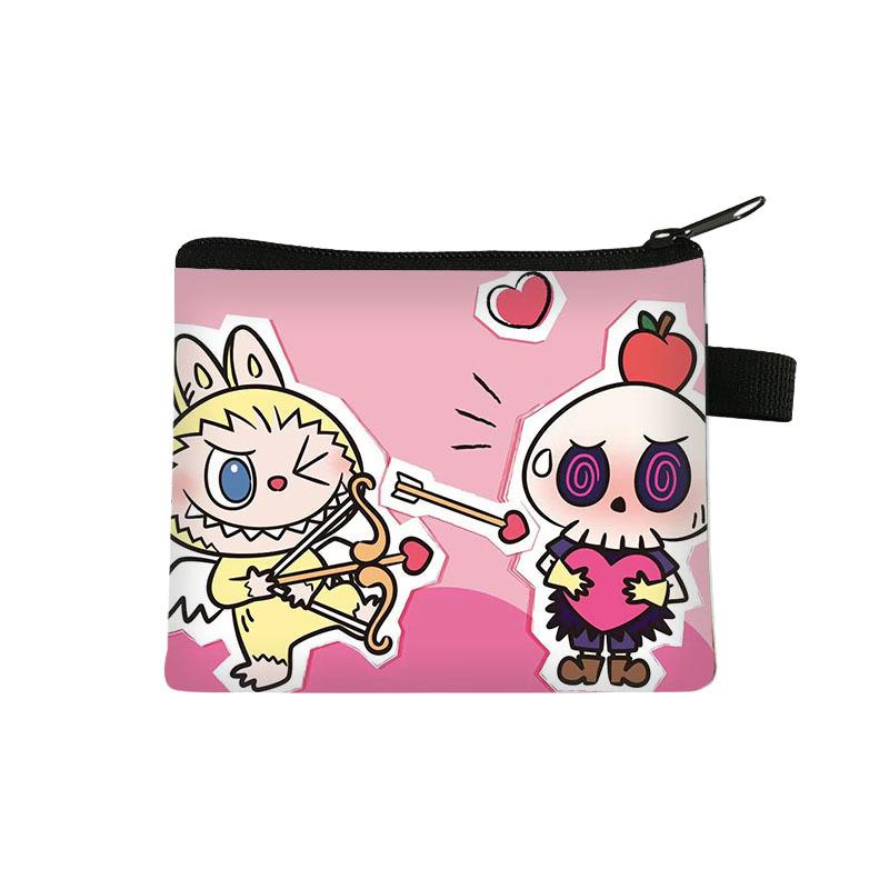 New Labubu Children's Coin Purse Student Cartoon Bag Trendy Mini Storage Bag
