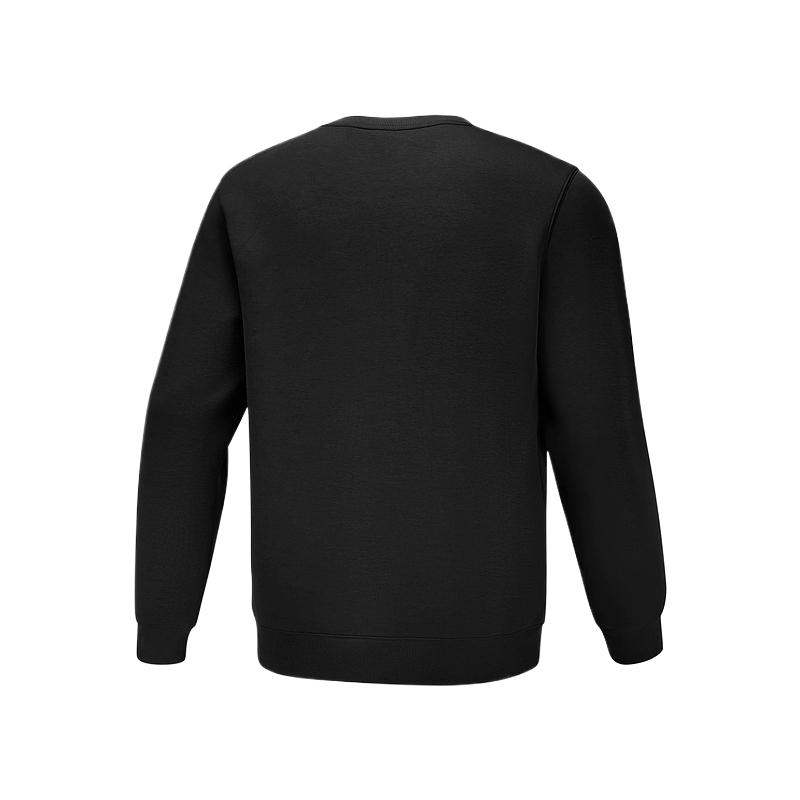 Skechers Basic Sports Series Fitted Long Sleeve Crew Neck Solid Color Sweatshirt Men Tops P425M162-0018