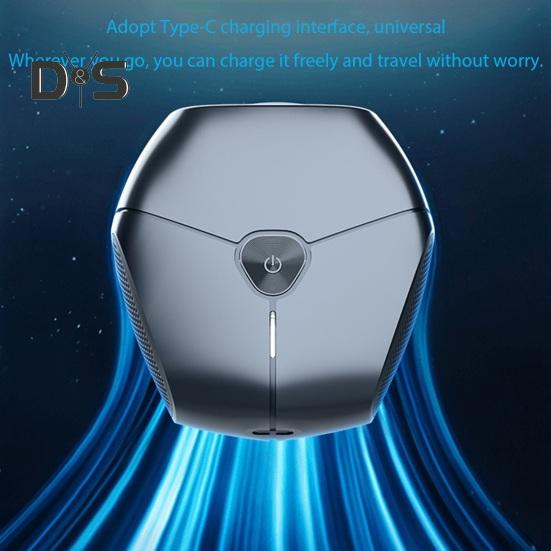 Herr Elektrisk Rakapparat Vattentät Typ-C Uppladdningsbar Mini Rese Roterande Rakapparat Bärbar Hår Skäggtrimmer Borttagningsverktyg Pappa Pojkvän Gåva