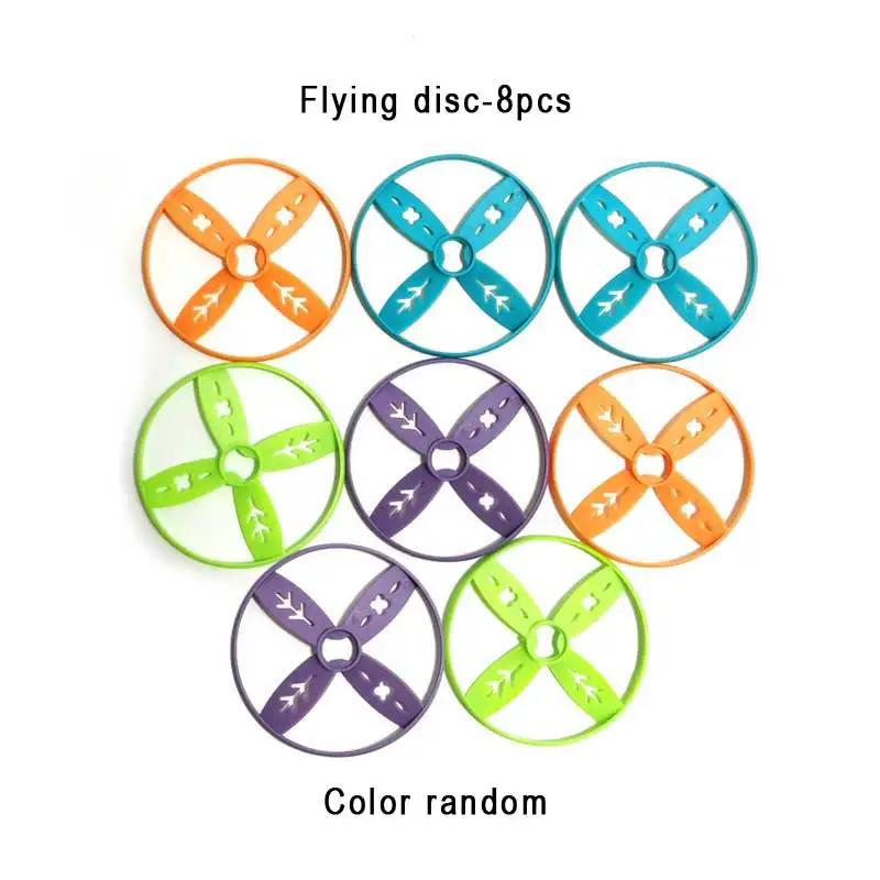Launcher Air Saucer Rocket Games Sports Child Flying Disc Air Bounce Pokes Propeller Duck Elephant for Children Outdoor Toys