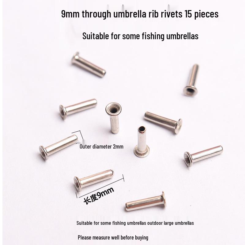 

Аксессуары для трехсекционного зонта: Рыболовный зонт Заклепки Ремонт Люверсы Штифты и Соединители ребер