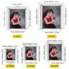 Double Sided Fridge Magnetic Photo Frame Transparent Fridge Photo Frame  Refrigerator Display
