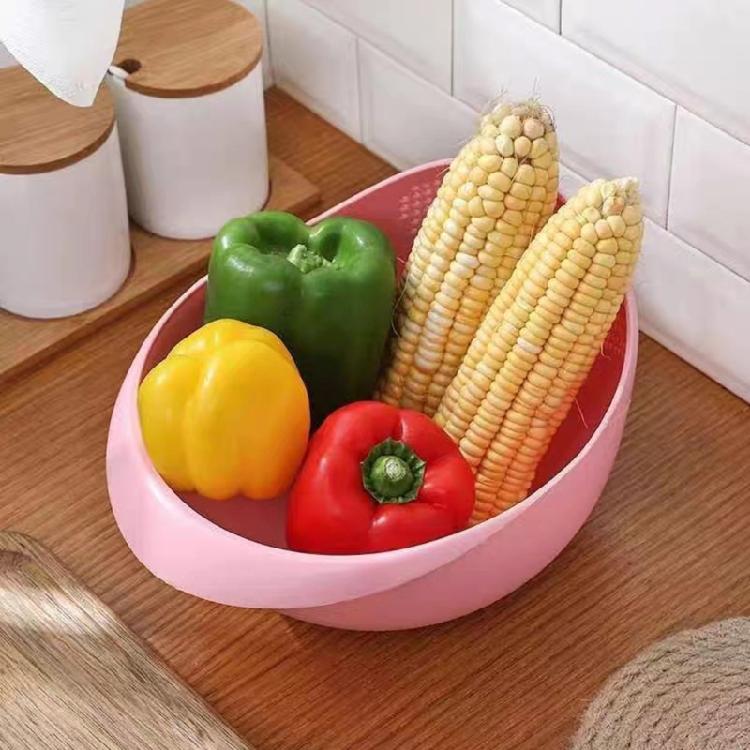 Kitchen Drain Basket Fruit Bowl Plastic Rice Washing Bowl Colander Rice Bowl Strainer Basket Homes Kitchen Organizers