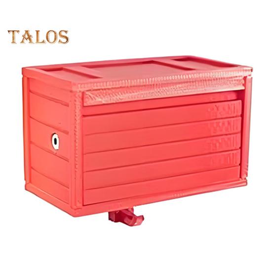 

Настенный держатель для ключей для гаража с открывающейся дверью, простая установка, 3D-держатель для ключей, стеллаж для хранения для прихожей красный