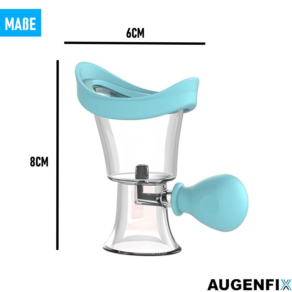 AUGENFIX Kelímek na výplach očí Čistič očí Oční mušle Silikonový vyplachovací kelímek Koupel