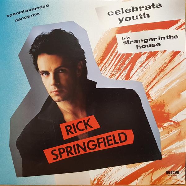 12-дюймовая пластинка RICK SPRINGFIELD Celebrate Youth PD14052 RCA 1985 Канада Рок Б/у
