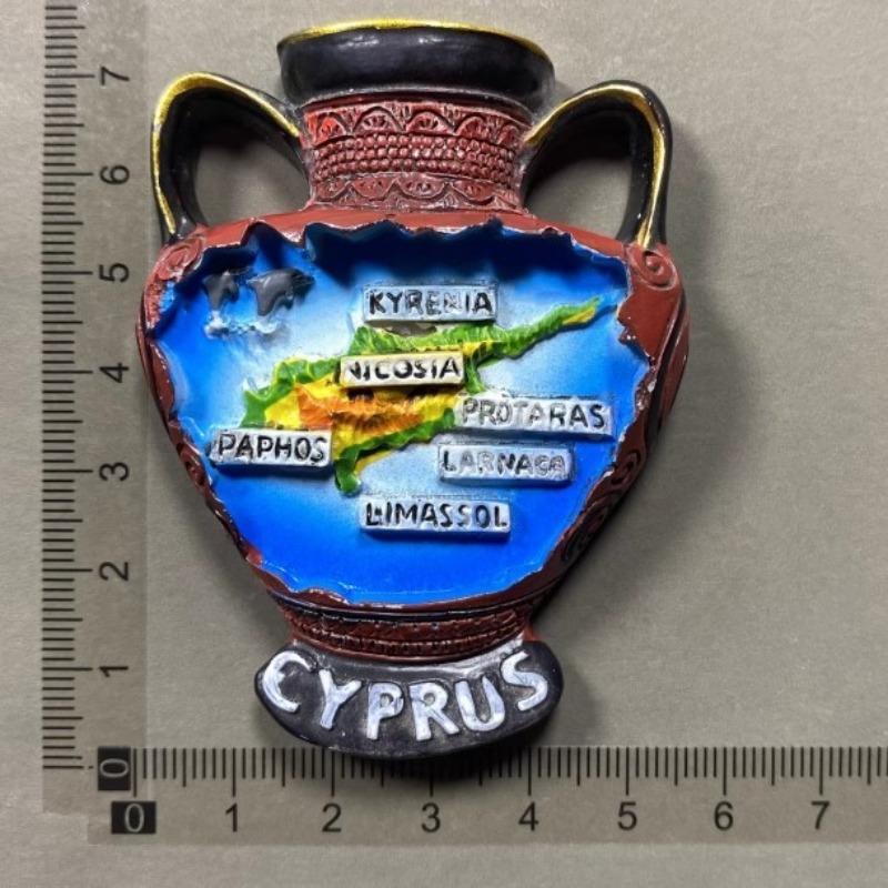 

Cyprus Fridge Magnets Mediterranean Sea Travelling Souvenirs Home Decoration Birthday Gifts Refrigerator Magnetic Stickers