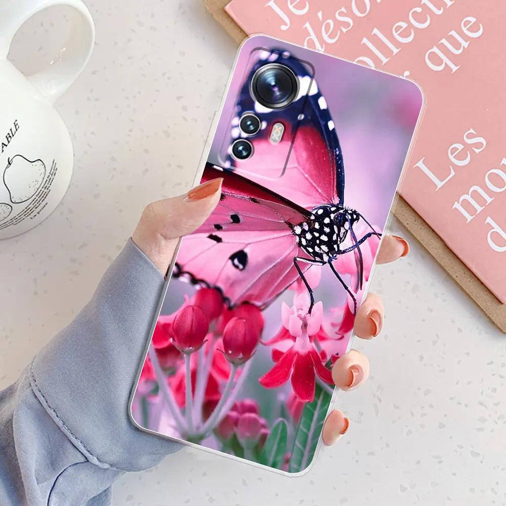 For Xiaomi 12 12 Pro 12X Case Back Cover For Xiaomi 12 Pro Girl Clear Phone Fundas Soft Silicone Case For Xiaomi 12T X 12s Ultra