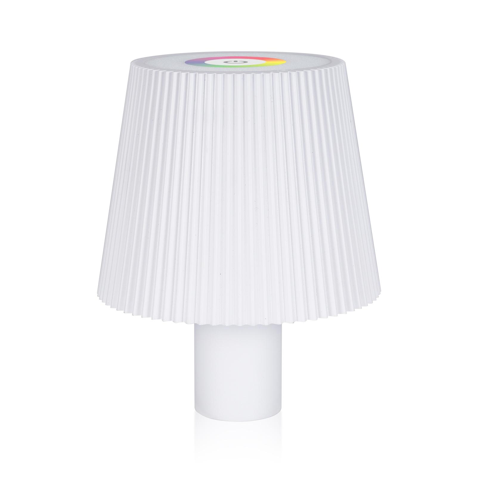 

ML-G02 RGB LED Night Lamp Pleated Wine Bottle Light Built-In 2000mAh Battery White