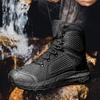 Men's Breathable Desert Tactical Combat Boots - High-Top, Non-Slip, Wear-Resistant Outdoor Field Footwear
