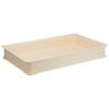 Shinki Gosei Tombo Commercial Food Container, Food Tray, Mochi Box, 12.6L Capacity, Set of 2 (Containers) and 1 (Lid), Ivory, 57.5cm Wide x 35cm Deep